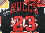 NBA 23 Jordan Bulls Graffiti Maillot